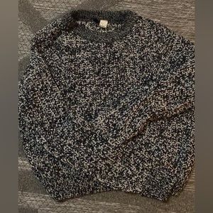 H&M Black and White Sweater XS